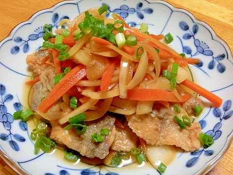 揚げないでも出来た(^_^)v あじの南蛮漬け